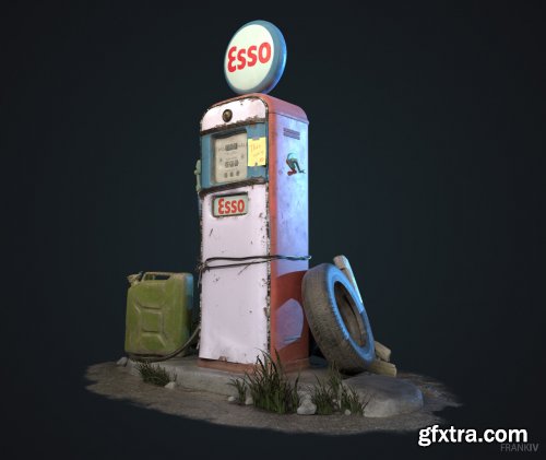 Esso gas pump