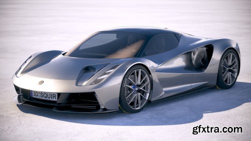 Lotus Evija 2020 3D model