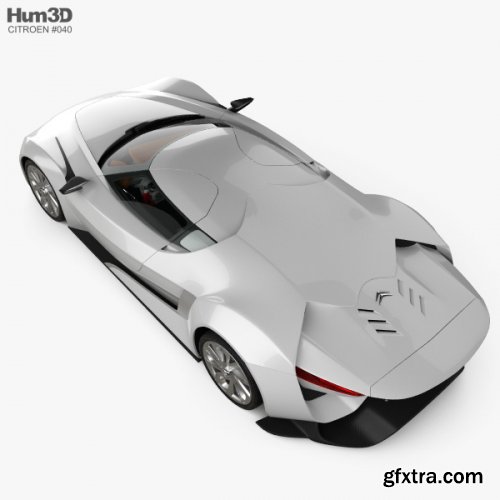 Citroen GT with HQ interior 2008 3D model