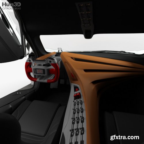 Citroen GT with HQ interior 2008 3D model