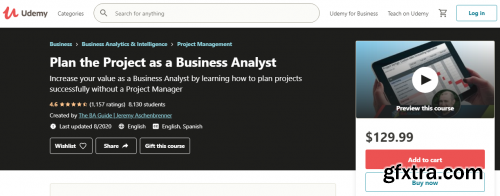 Udemy - Plan the Project as a Business Analyst