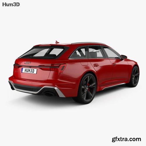 Audi RS6 avant 2019 3D model