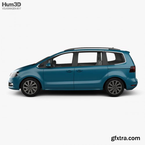 Volkswagen Sharan with HQ interior 2016