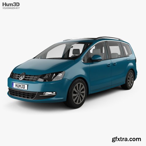 Volkswagen Sharan with HQ interior 2016