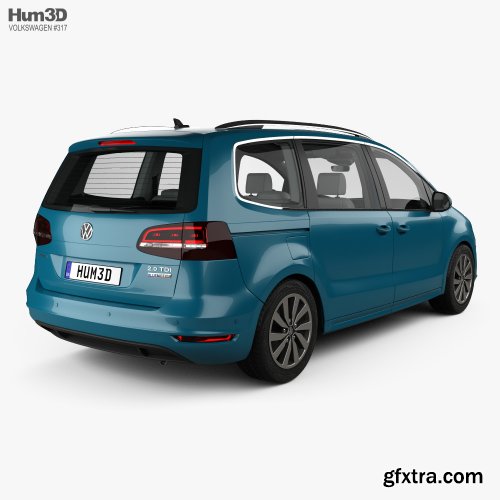 Volkswagen Sharan with HQ interior 2016