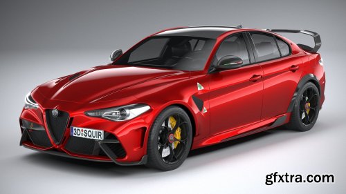 Cgtrader - Alfa Romeo Giulia GTAm 2021