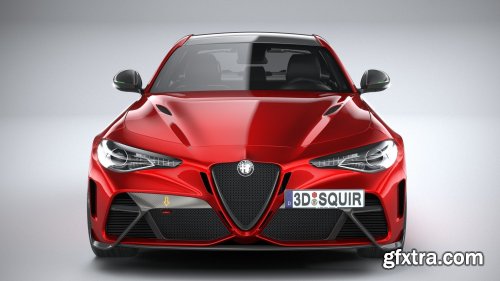 Cgtrader - Alfa Romeo Giulia GTAm 2021