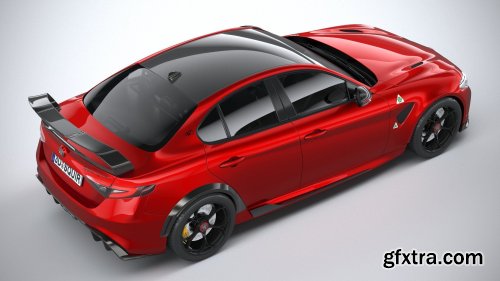 Cgtrader - Alfa Romeo Giulia GTAm 2021