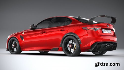 Cgtrader - Alfa Romeo Giulia GTAm 2021