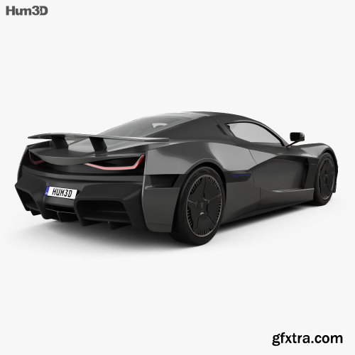 Rimac C Two 2020 3D Model