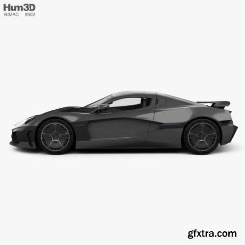 Rimac C Two 2020 3D Model