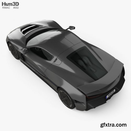 Rimac C Two 2020 3D Model