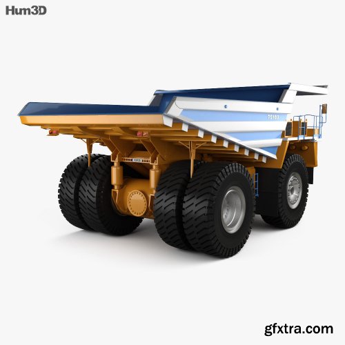 BelAZ 75180 Dump Truck 2014 3D model