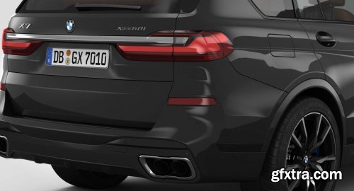 BMW X7 2019 3D Model