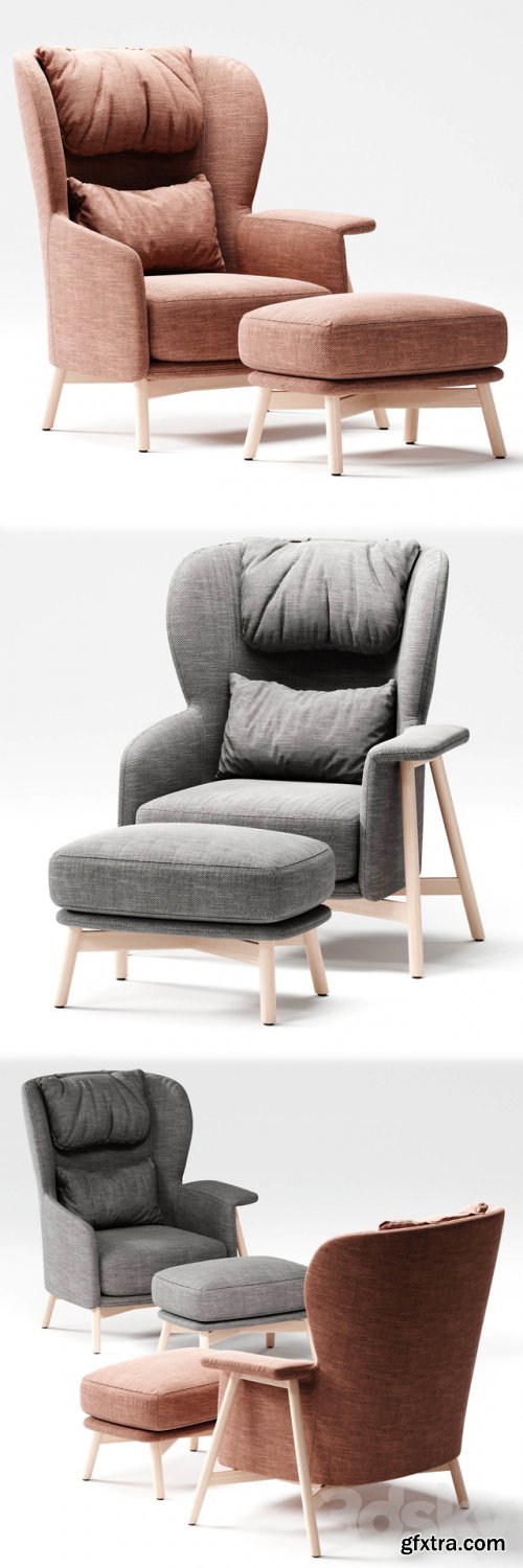 Saba Italia KEPI Armchair