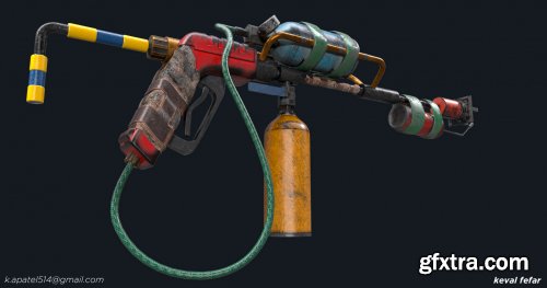 Flamethrower gun