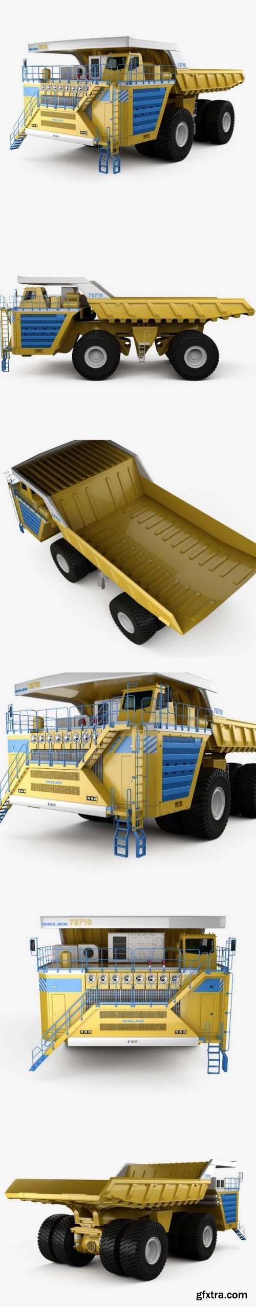 BelAZ 75710 Dump Truck 2013 3D model