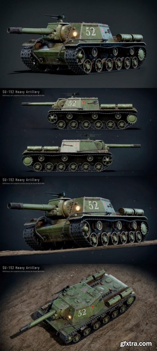 SU152 Soviet Tank