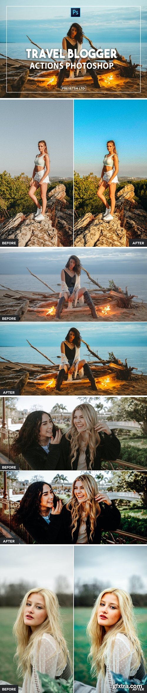 Travel Blogger Photoshop Actions