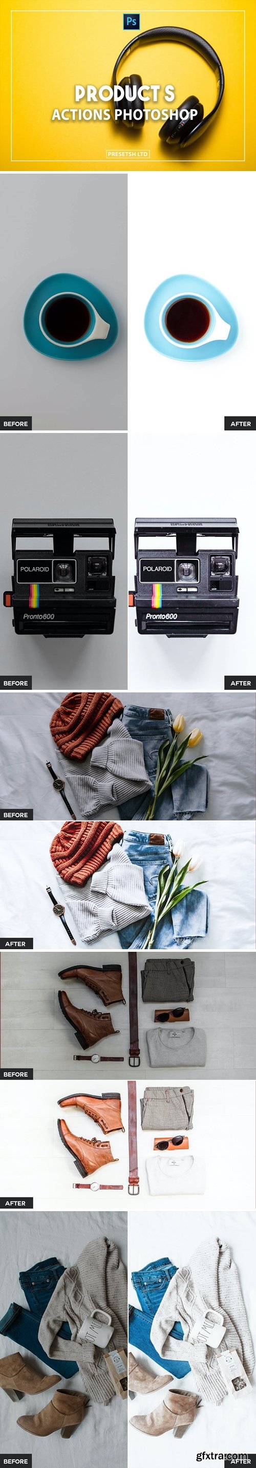 Product Photography Actions