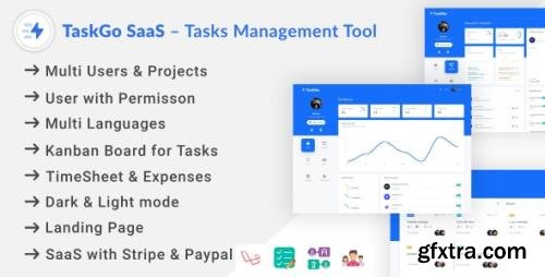 CodeCanyon - TaskGo SaaS v2.6.0 - Tasks Management Tool - 27761230 - NULLED