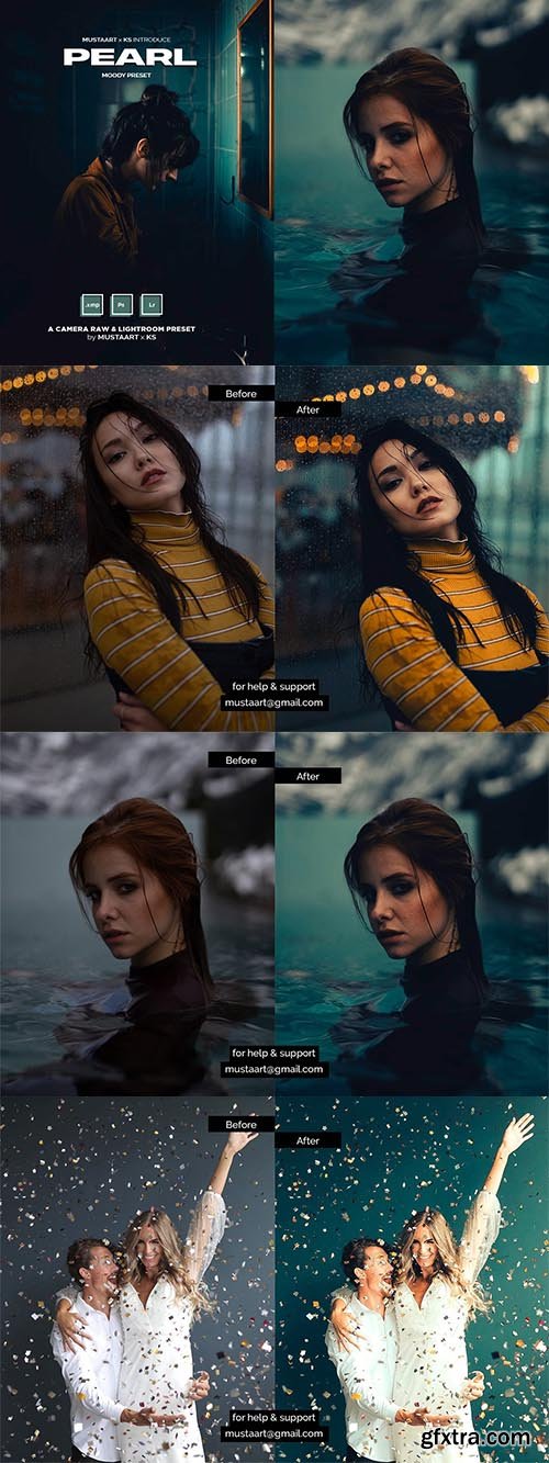 CreativeMarket - MustaART x KS - PEARL - Moody Preset 5892004