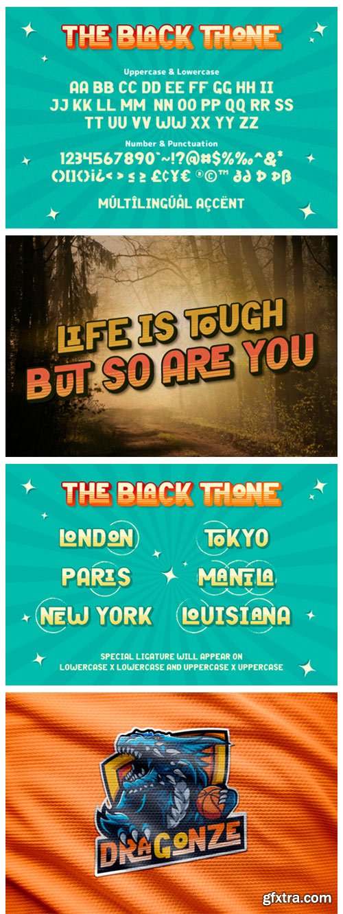 The Black Thone Font