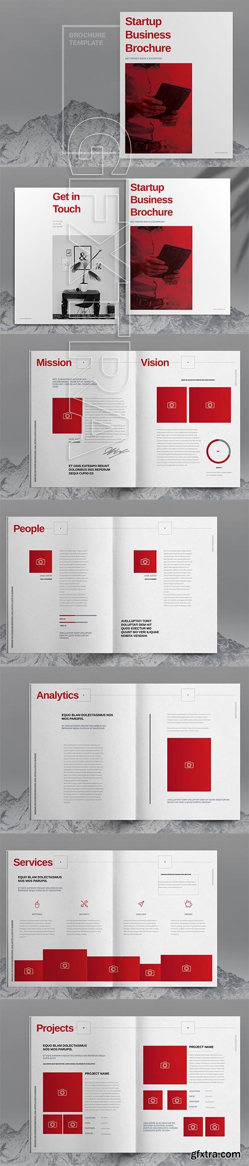 CreativeMarket - Startup Business Brochure Template 6007109