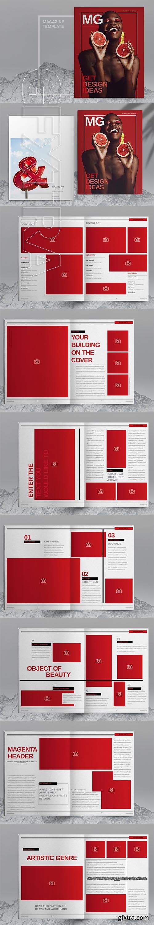 CreativeMarket - Fashion Magazine Template 6007202