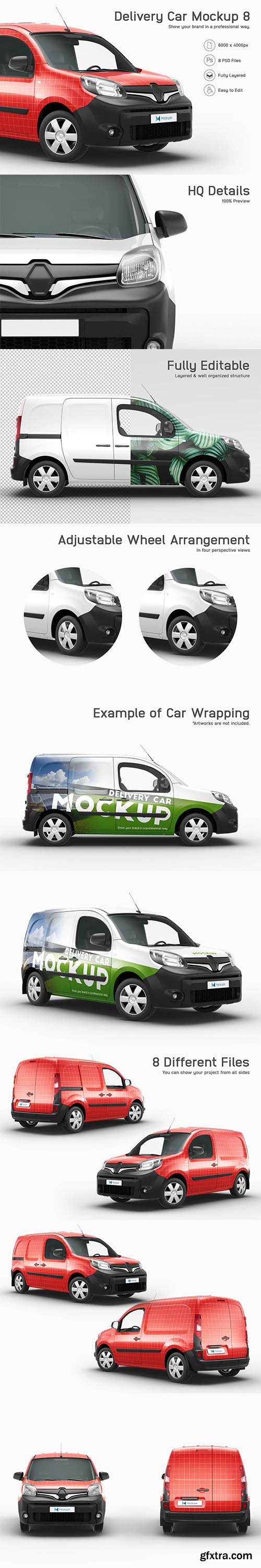 CreativeMarket - Delivery Car Mockup 8 5963705