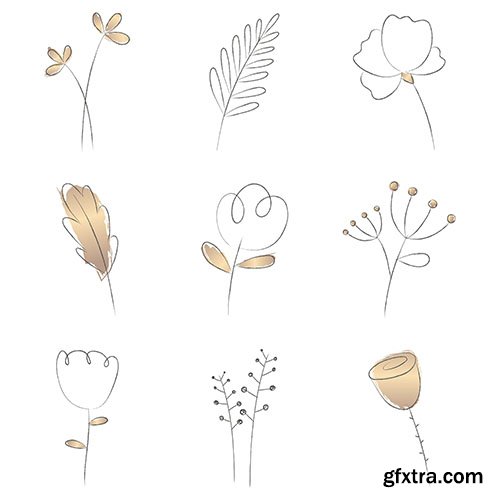 Collection of flower logo png 