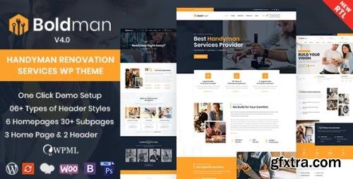 ThemeForest - Boldman v4.1 - Handyman Renovation Services WordPress Theme - 23342358