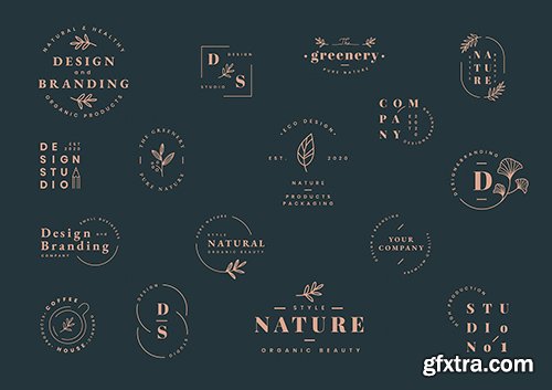 Floral brands and logo designs vector collection 