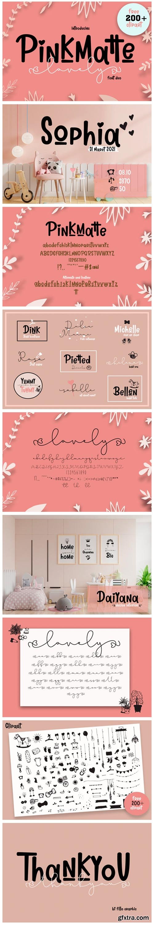 Lovely Pinkmatte Font