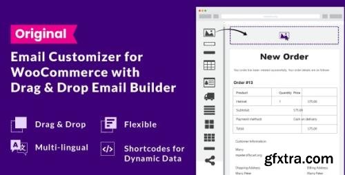 CodeCanyon - Email Customizer for WooCommerce with Drag and Drop Email Builder v1.5.16 - 19849378