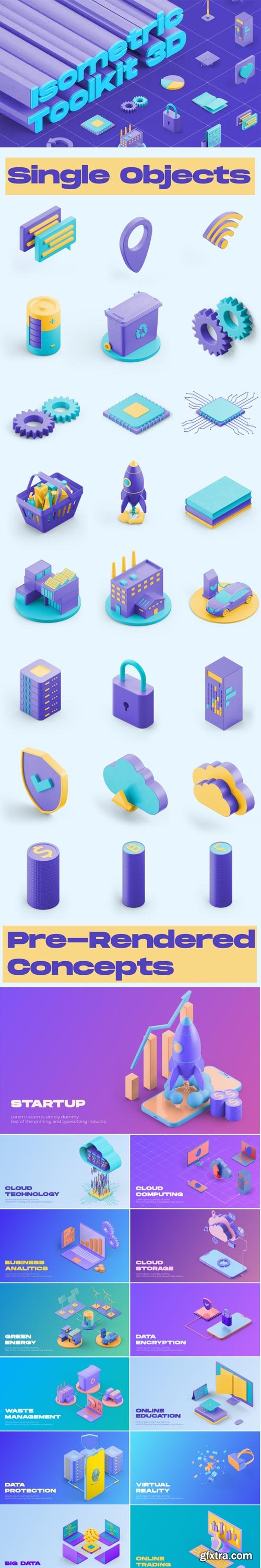 Videohive - Isometric Toolkit 3D - 29737190