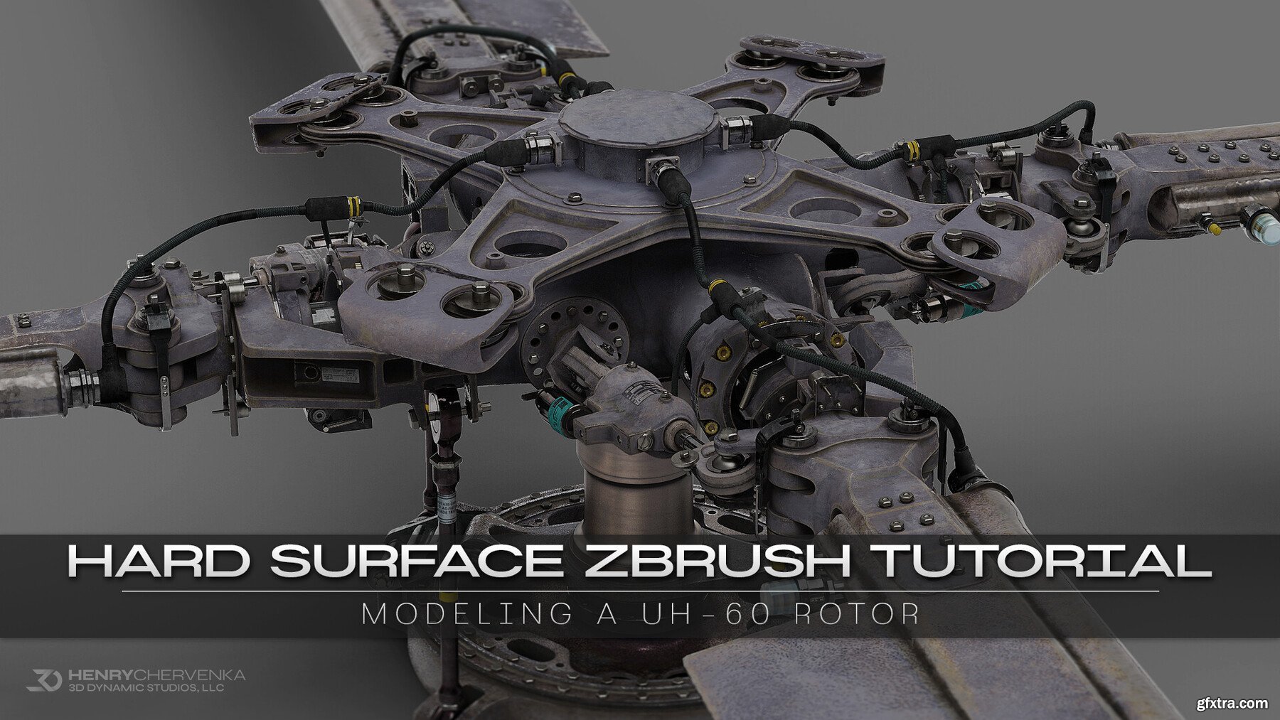 hard surface zbrush tutorial // modeling a uh-60 rotor