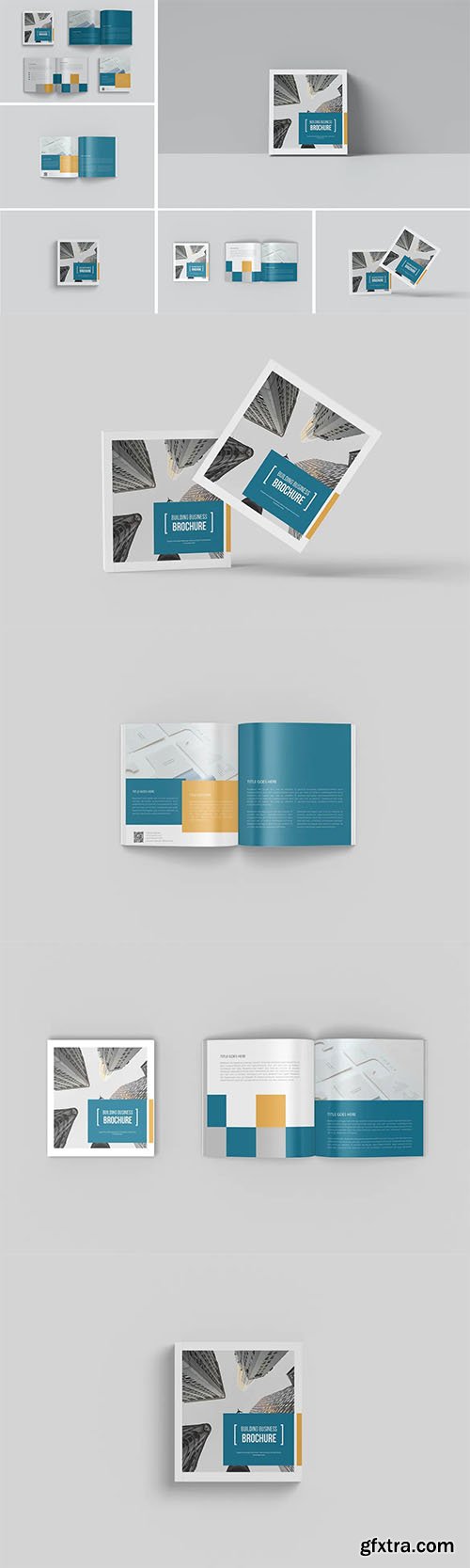 Square Magazine Mock-Up