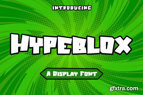 Hypeblox - A Display Font