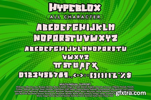 Hypeblox - A Display Font