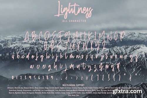 Lightness - Bold Signature Font