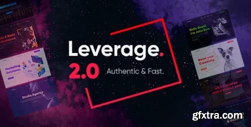 ThemeForest - Leverage v2.0.8 - Creative Agency & Portfolio WordPress Theme - 26643749