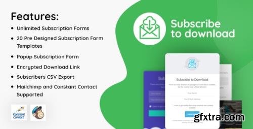 CodeCanyon - Subscribe to Download v1.2.8 - An advanced subscription plugin for WordPress - 24020447