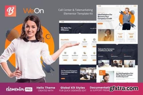 ThemeForest - WeOn v1.0.0 - Call Center & Telemarketing Elementor Template Kit - 31449547