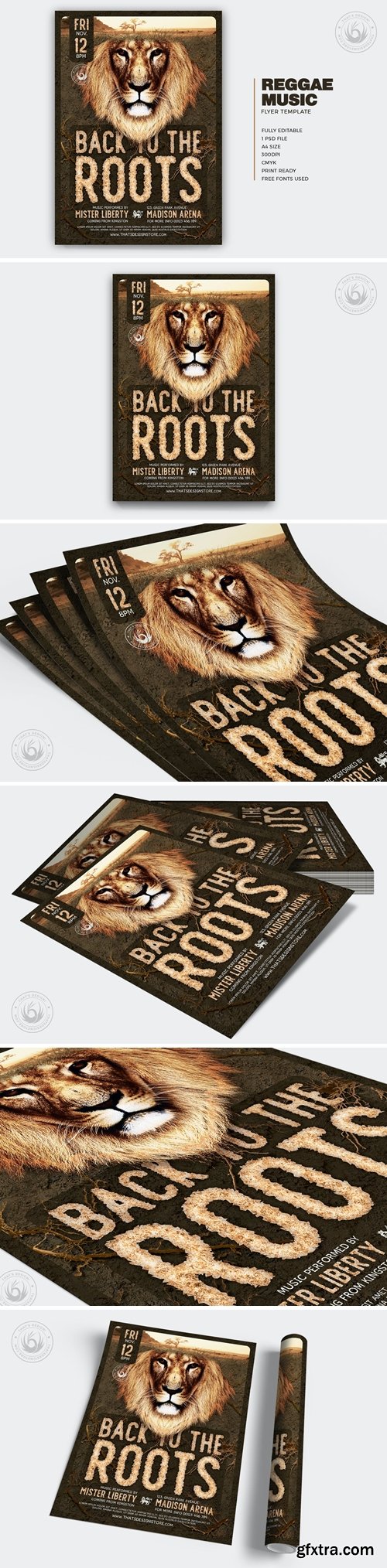 GraphicRiver - Reggae Flyer Template V5 11614771