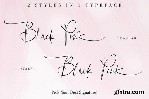 Black Pink Signature