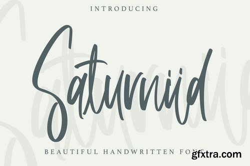 Saturniid - Beautiful Handwritten Font