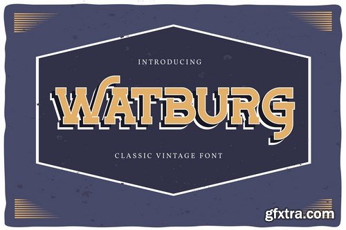 Watburg Classic Vintage Font