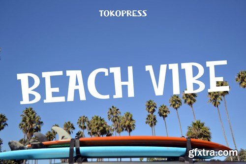 Beach Vibe - Summer font