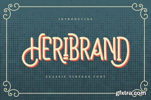 Heribrand Classic Vintage Font